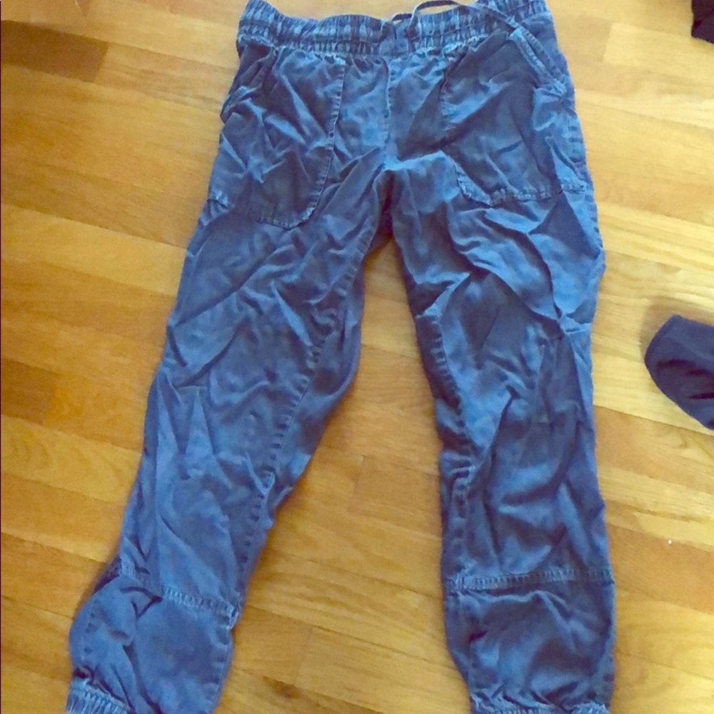 Denim Pull-up Cozy Pants